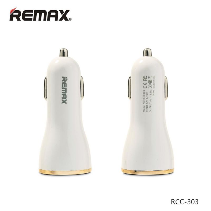 Купити Автомобільний зарядний пристрій Remax RCC206 Dolfin 2.4A 2USB Gold за найкращою ціною в Україні 🔔, наш інтернет - магазин гарантує якість і швидку доставку вашого замовлення 🚀