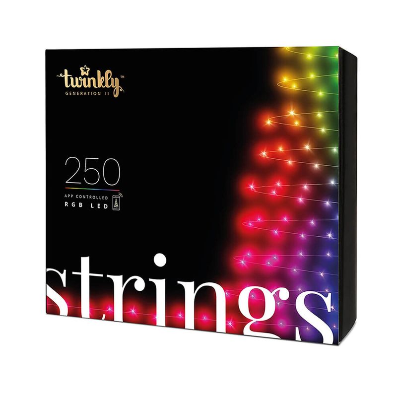 Купити Розумна світлодіодна гірлянда Twinkly Strings RGB-250 20м за найкращою ціною в Україні 🔔, наш інтернет - магазин гарантує якість і швидку доставку вашого замовлення 🚀