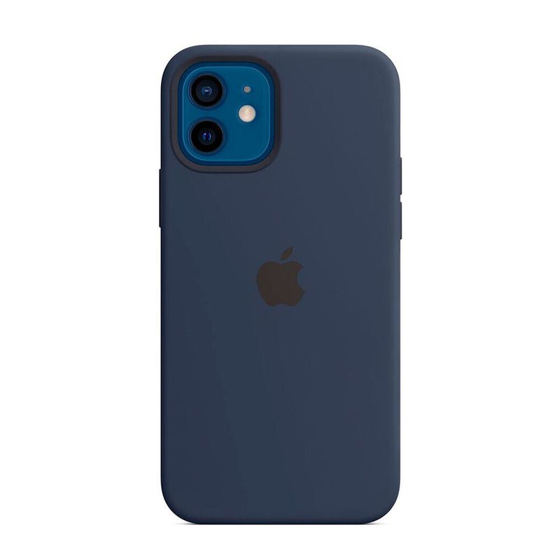 Купить Силиконовый чехол Apple Silicone Case MagSafe Deep Navy (MHL43) для iPhone 12 | 12 Pro по лучшей цене в Украине 🔔 ,  наш интернет - магазин гарантирует качество и быструю доставку вашего заказа 🚀