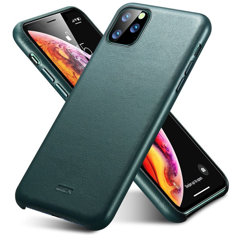 Купить Кожаный чехол ESR Metro Leather Pine Green для iPhone 11 Pro по лучшей цене в Украине 🔔 ,  наш интернет - магазин гарантирует качество и быструю доставку вашего заказа 🚀