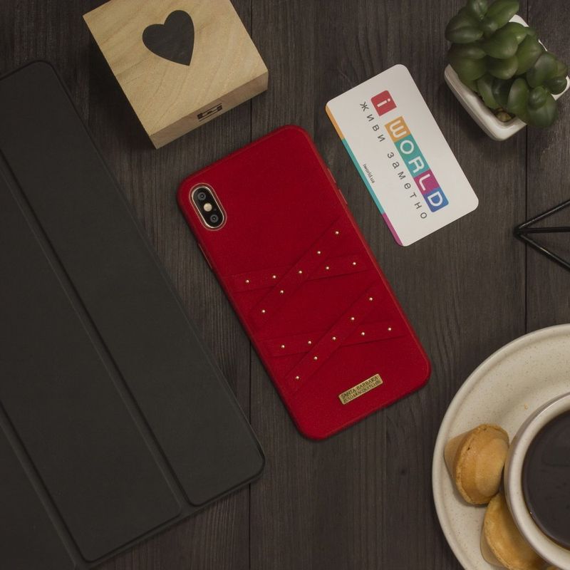 Купить Чехол Polo Abbott красный для iPhone XS Max по лучшей цене в Украине 🔔 ,  наш интернет - магазин гарантирует качество и быструю доставку вашего заказа 🚀