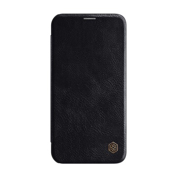 Купить Кожаный чехол-книжка Nillkin Qin Leather Case Black для iPhone 12 | 12 Pro по лучшей цене в Украине 🔔 ,  наш интернет - магазин гарантирует качество и быструю доставку вашего заказа 🚀