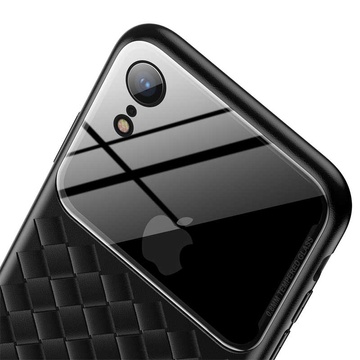 Купить Чехол Baseus Glass and Weaving Case для Apple iPhone XR Black по лучшей цене в Украине 🔔 ,  наш интернет - магазин гарантирует качество и быструю доставку вашего заказа 🚀