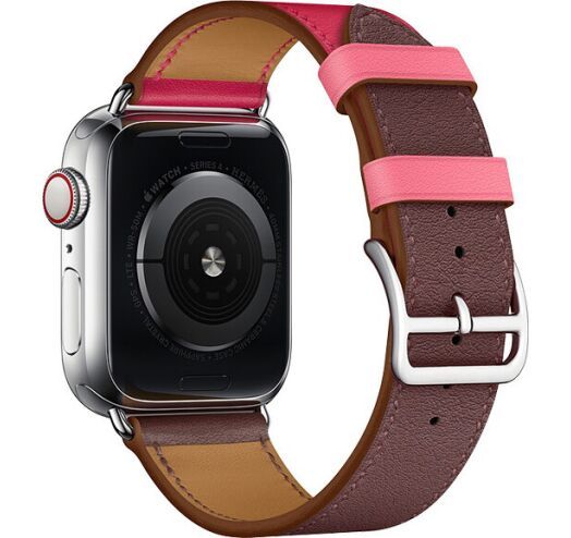 Купити Ремінець Coteetci W36 бордовий + рожевий для Apple Watch 42mm/44mm за найкращою ціною в Україні 🔔, наш інтернет - магазин гарантує якість і швидку доставку вашого замовлення 🚀