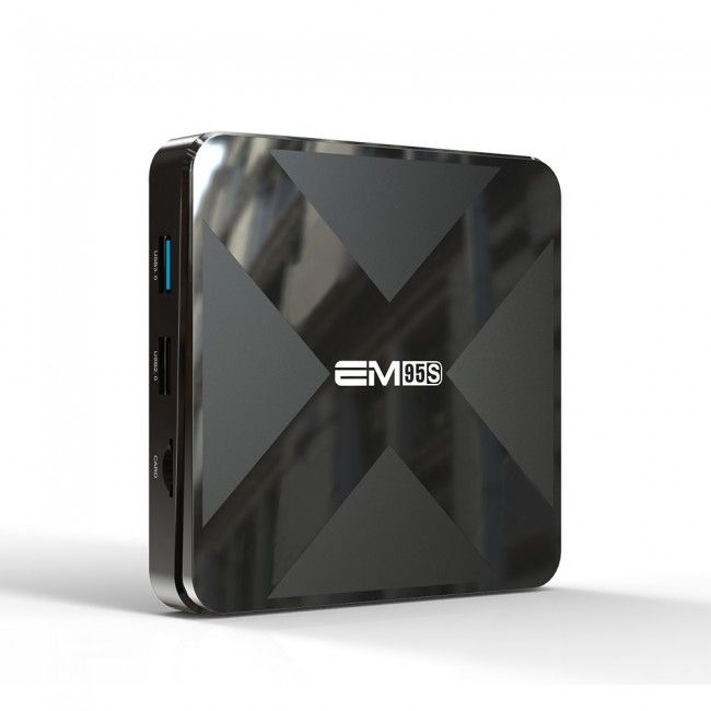 Купить Приставка Smart TV Box EM95S S905X3 4Gb/32Gb Black по лучшей цене в Украине 🔔 ,  наш интернет - магазин гарантирует качество и быструю доставку вашего заказа 🚀