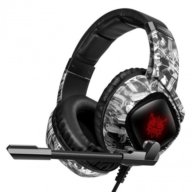 Купити Ігрові навушники з мікрофоном Onikuma К19 Camouflage grey за найкращою ціною в Україні 🔔, наш інтернет - магазин гарантує якість і швидку доставку вашого замовлення 🚀