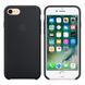 Силиконовый чехол Apple Silicone Case Black (MMW82) для iPhone 7 | 8 | SE 2020 (Витринный образец)