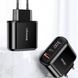 Сетевое зарядное устройство Usams US-CC085 T23 (QC3.0+PD3.0 18W) Fast Charger Black