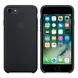 Силиконовый чехол Apple Silicone Case Black (MMW82) для iPhone 7 | 8 | SE 2020 (Витринный образец)
