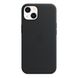 Черный кожаный чехол iLoungeMax Leather Case MagSafe Midnight для iPhone 13 (с поддержкой анимации) OEM