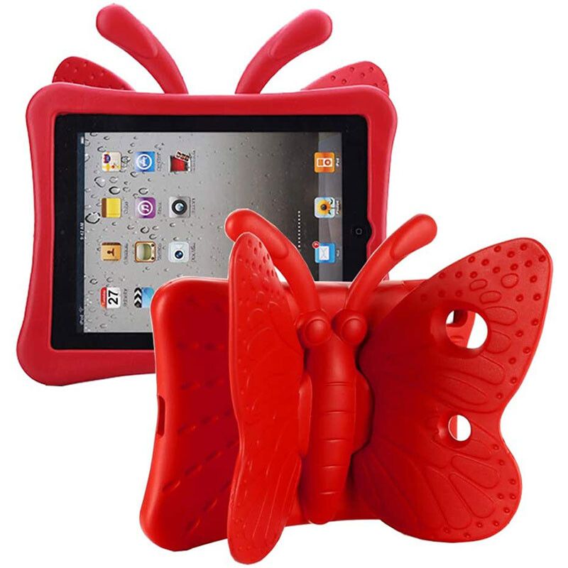 Купить Детский чехол oneLounge Cartoon Butterfly Red для Apple iPad 7 10.2" | Air 3 10.5" | Pro 10.5" по лучшей цене в Украине 🔔 ,  наш интернет - магазин гарантирует качество и быструю доставку вашего заказа 🚀