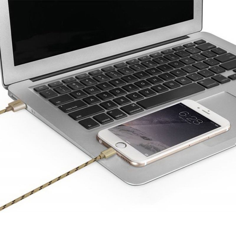 Купить Кабель Momax Elite Lightning Cable 1M Gold по лучшей цене в Украине 🔔 ,  наш интернет - магазин гарантирует качество и быструю доставку вашего заказа 🚀