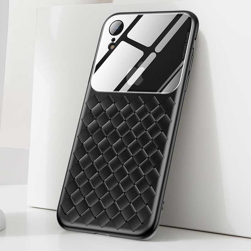 Купити Чехол Baseus Glass and Weaving Case для Apple iPhone XR Black за найкращою ціною в Україні 🔔, наш інтернет - магазин гарантує якість і швидку доставку вашого замовлення 🚀