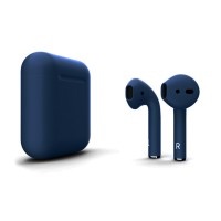 Купити Матові бездротові навушники Apple AirPods 2 Navy Peony (MV7N2) за найкращою ціною в Україні 🔔, наш інтернет - магазин гарантує якість і швидку доставку вашого замовлення 🚀