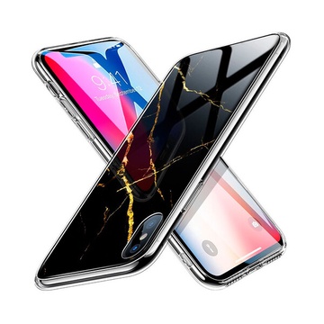 Купити Скляний чохол ESR Glass Mimic-Marble Black Gold для iPhone X | XS за найкращою ціною в Україні 🔔, наш інтернет - магазин гарантує якість і швидку доставку вашого замовлення 🚀