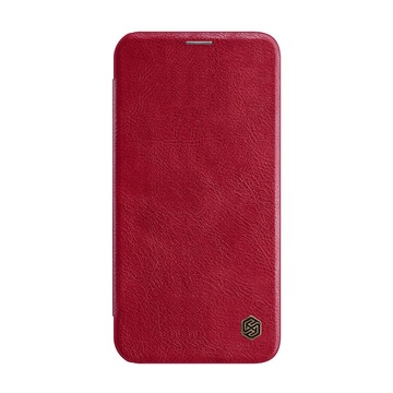 Купить Кожаный чехол-книжка Nillkin Qin Leather Case Red для iPhone 12 | 12 Pro по лучшей цене в Украине 🔔 ,  наш интернет - магазин гарантирует качество и быструю доставку вашего заказа 🚀
