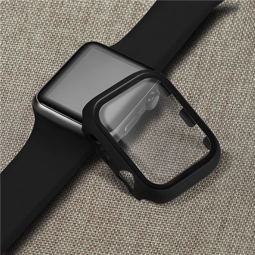 Купить Прозрачный чехол с защитным стеклом iLoungeMax Clear Premium Case PC+Glass для Apple Watch 44mm по лучшей цене в Украине 🔔 ,  наш интернет - магазин гарантирует качество и быструю доставку вашего заказа 🚀
