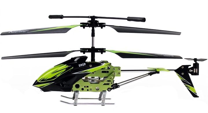 Купить Вертолёт на радиоуправлении 3-к WL Toys S929 с автопилотом (зеленый) по лучшей цене в Украине 🔔 ,  наш интернет - магазин гарантирует качество и быструю доставку вашего заказа 🚀