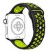Ремешок oneLounge Nike Sport Band Black | Volt для Apple Watch 42mm | 44mm SE | 6 | 5 | 4 | 3 | 2 | 1 OEM