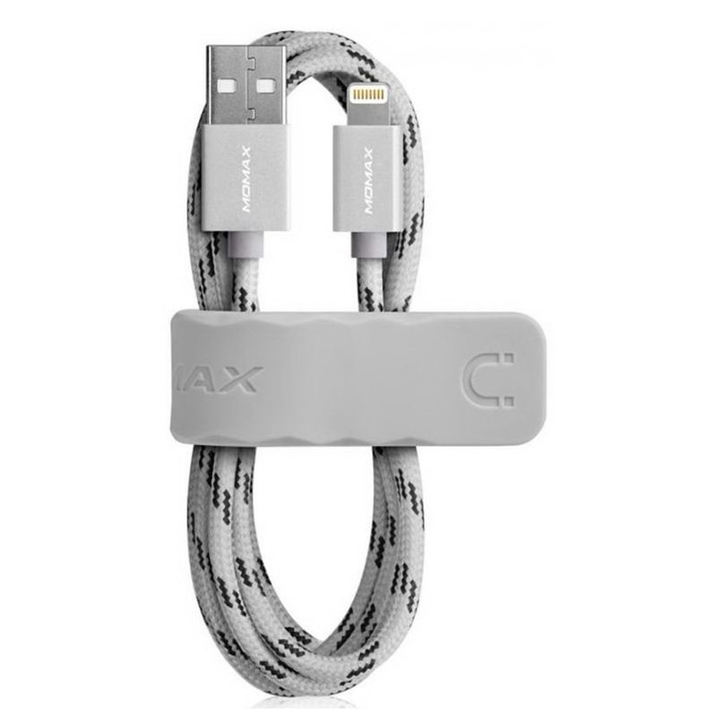 Купити Кабель Momax Elite Lightning Cable 1M Silver за найкращою ціною в Україні 🔔, наш інтернет - магазин гарантує якість і швидку доставку вашого замовлення 🚀