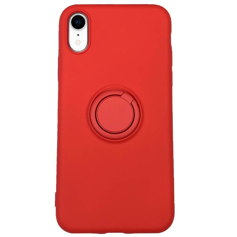Купити Силиконовый чехол с кольцом oneLounge With Ring Red для iPhone XR за найкращою ціною в Україні 🔔, наш інтернет - магазин гарантує якість і швидку доставку вашого замовлення 🚀