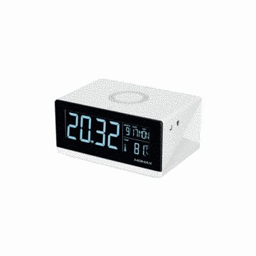 Купить Настольные часы с беспроводной зарядкой Momax Q.Clock Digital Clock Wireless Charger по лучшей цене в Украине 🔔 ,  наш интернет - магазин гарантирует качество и быструю доставку вашего заказа 🚀
