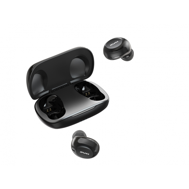 Купити Бездротові Bluetooth навушники Awei T20 TWS Black за найкращою ціною в Україні 🔔, наш інтернет - магазин гарантує якість і швидку доставку вашого замовлення 🚀