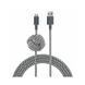 Зарядний кабель Native Union Night Cable USB-A to USB-C Zebra 3m