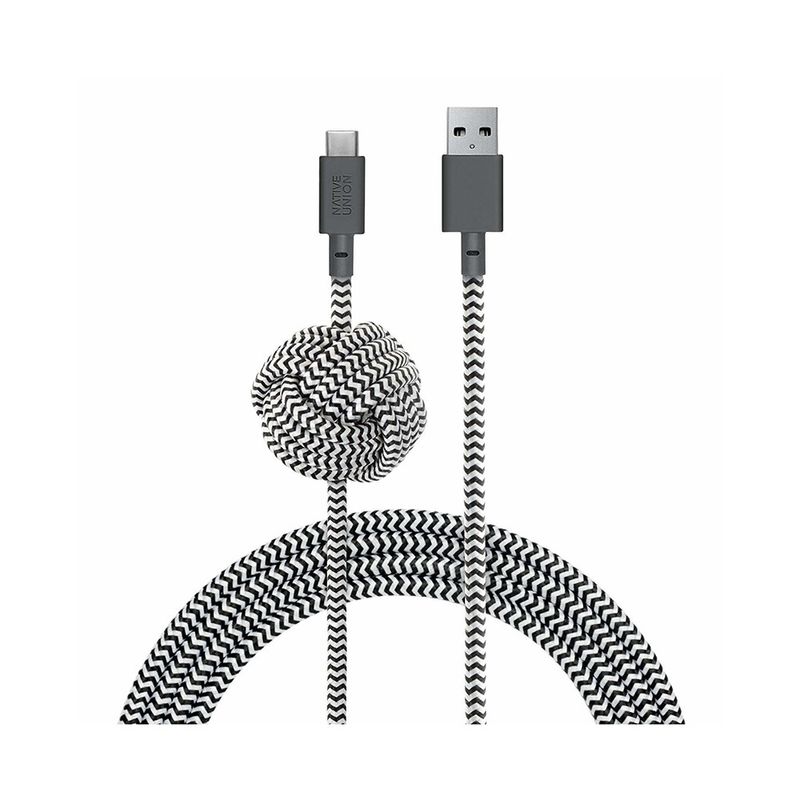 Купити Зарядний кабель Native Union Night Cable USB-A to USB-C Zebra 3m за найкращою ціною в Україні 🔔, наш інтернет - магазин гарантує якість і швидку доставку вашого замовлення 🚀