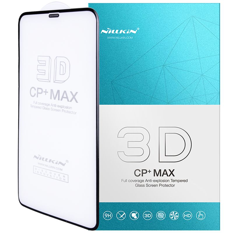 Купити Захисне скло Nillkin (CP+ max 3D) для Apple iPhone 11 Pro Max (6.5") / XS Max (6.5") за найкращою ціною в Україні 🔔, наш інтернет - магазин гарантує якість і швидку доставку вашого замовлення 🚀