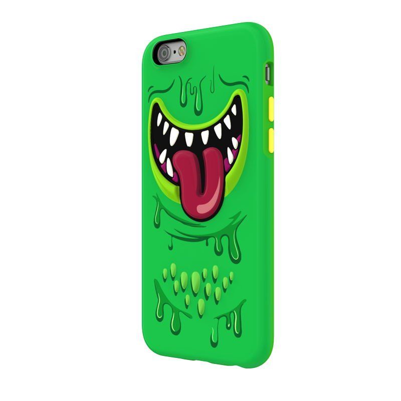 Купить 3D чехол с рисунком SwitchEasy Monster зелёный для iPhone 6/6S по лучшей цене в Украине 🔔 ,  наш интернет - магазин гарантирует качество и быструю доставку вашего заказа 🚀