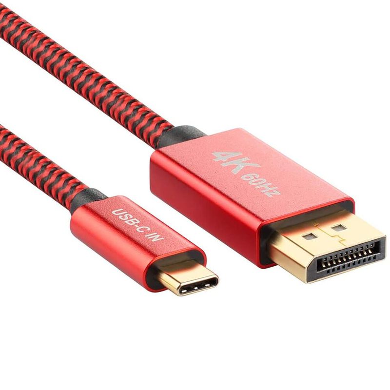 Купити Кабель-перехідник oneLounge High Quality Braided USB Type-C to DisplayPort 4K 60Hz 1.8 m за найкращою ціною в Україні 🔔, наш інтернет - магазин гарантує якість і швидку доставку вашого замовлення 🚀