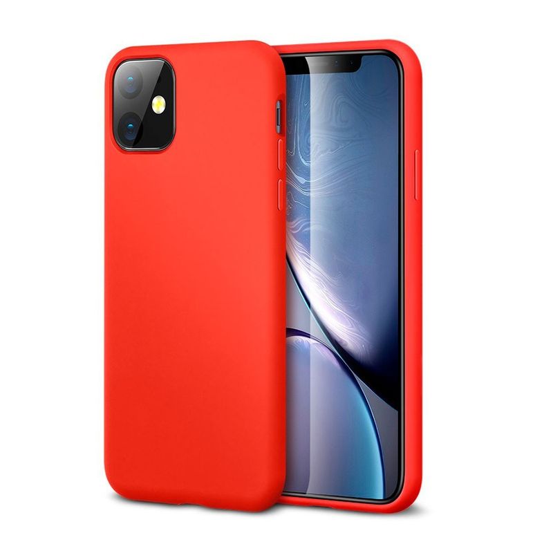 Купить Красный силиконовый чехол ESR Yippee Color Red для iPhone 11 по лучшей цене в Украине 🔔 ,  наш интернет - магазин гарантирует качество и быструю доставку вашего заказа 🚀