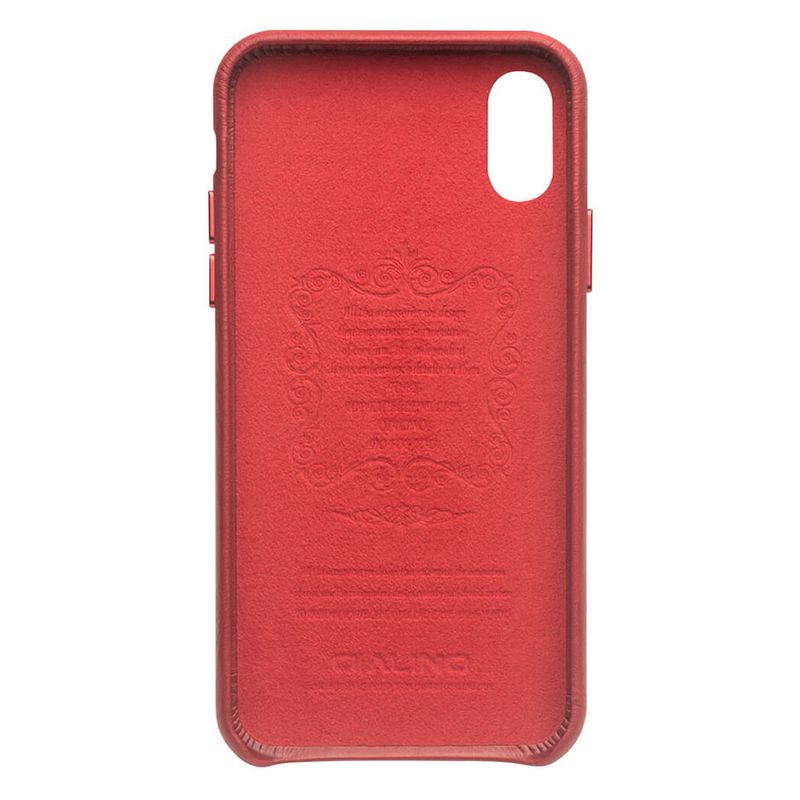 Купити Шкіряний чохол Qialino Leather Back Case Red для iPhone XS Max за найкращою ціною в Україні 🔔, наш інтернет - магазин гарантує якість і швидку доставку вашого замовлення 🚀