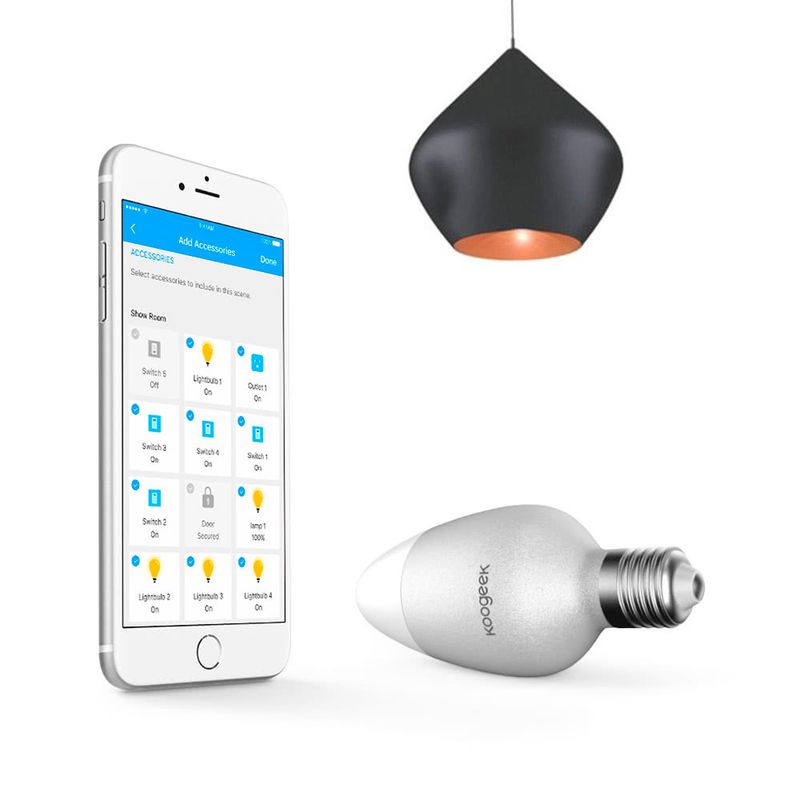 Купить Умная LED-лампа Koogeek Smart Bulb LB1 по лучшей цене в Украине 🔔 ,  наш интернет - магазин гарантирует качество и быструю доставку вашего заказа 🚀