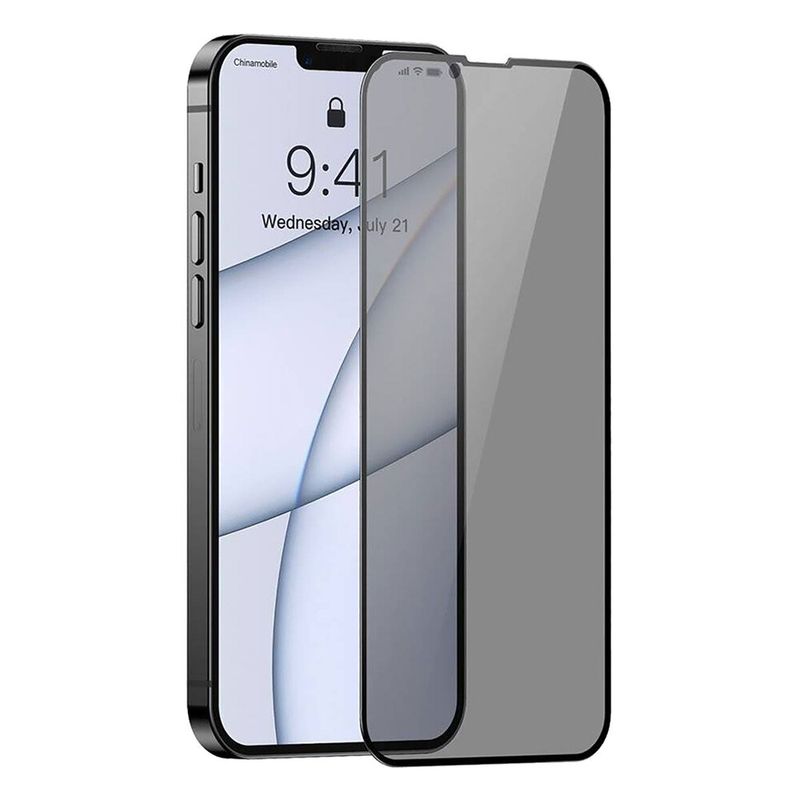 Захисне скло-антишпигун Baseus Full Glass 0.3mm для iPhone 13 Pro Max (2 шт.)
