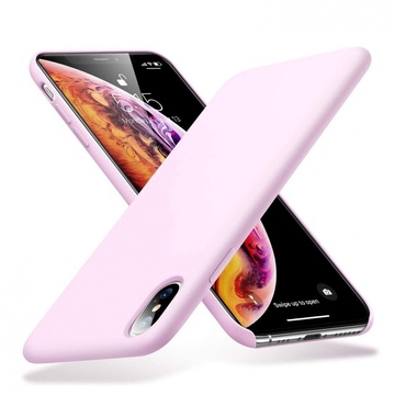 Купить Розовый силиконовый чехол ESR Yippee Colour Pink для iPhone X | XS по лучшей цене в Украине 🔔 ,  наш интернет - магазин гарантирует качество и быструю доставку вашего заказа 🚀