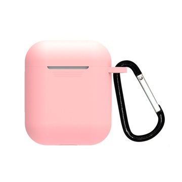 Купити Рожевий силіконовий чохол з карабіном oneLounge TPU Case Light Pink для AirPods 2 | 1 за найкращою ціною в Україні 🔔, наш інтернет - магазин гарантує якість і швидку доставку вашого замовлення 🚀