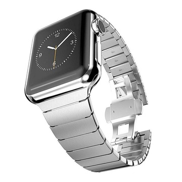 Купить Металический ремешок oneLounge Stainless Metal Strap Silver для Apple Watch 42mm | 44mm по лучшей цене в Украине 🔔 ,  наш интернет - магазин гарантирует качество и быструю доставку вашего заказа 🚀