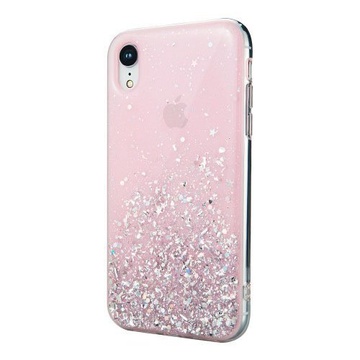 Купить Блестящий чехол Switcheasy Starfield розовый для iPhone XR по лучшей цене в Украине 🔔 ,  наш интернет - магазин гарантирует качество и быструю доставку вашего заказа 🚀