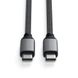 Нейлоновый кабель Satechi USB-C to USB-C Charging Cable 100W 2m