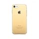 Полупрозрачный чехол Baseus Simple золотой для iPhone 8/7/SE 2020