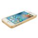 Полупрозрачный чехол Baseus Slim золотой для iPhone 5/5S/SE