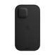 Кожаный чехол-бумажник iLoungeMax Leather Sleeve with MagSafe Black для iPhone 12 mini OEM