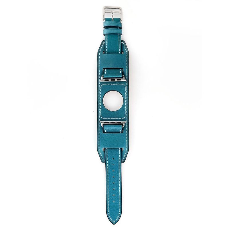 Купить Ремешок для Apple Watch 42/44 мм - Coteetci W10 Hermes голубой по лучшей цене в Украине 🔔 ,  наш интернет - магазин гарантирует качество и быструю доставку вашего заказа 🚀