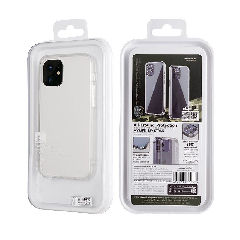 Купить Защитный чехол WK Design Military Grade Shatter Resistant прозрачный для iPhone 12 mini по лучшей цене в Украине 🔔 ,  наш интернет - магазин гарантирует качество и быструю доставку вашего заказа 🚀