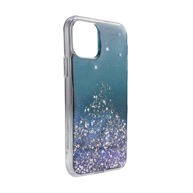 Купить Чехол с блестками SwitchEasy Starfield Crystal синий для iPhone 11 Pro по лучшей цене в Украине 🔔 ,  наш интернет - магазин гарантирует качество и быструю доставку вашего заказа 🚀