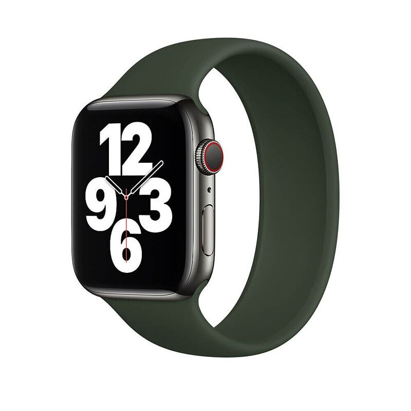 Купити Силіконовий монобраслет oneLounge Solo Loop Pine Green Apple Watch 44mm | 42mm Size L OEM за найкращою ціною в Україні 🔔, наш інтернет - магазин гарантує якість і швидку доставку вашого замовлення 🚀