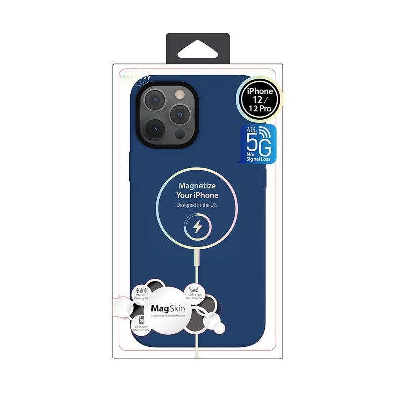 Купить Чехол с поддержкой MagSafe Switcheasy MagSkin синий для iPhone 12 mini по лучшей цене в Украине 🔔 ,  наш интернет - магазин гарантирует качество и быструю доставку вашего заказа 🚀
