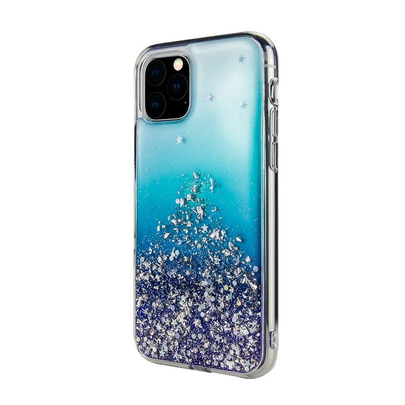 Купить Чехол с блестками SwitchEasy Starfield Crystal синий для iPhone 11 Pro по лучшей цене в Украине 🔔 ,  наш интернет - магазин гарантирует качество и быструю доставку вашего заказа 🚀